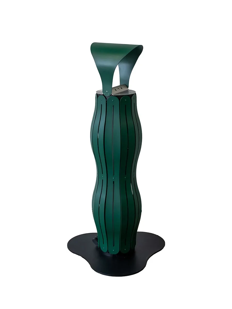 Cendrier Easy Premium Moss Green — vue produit fond blanc
